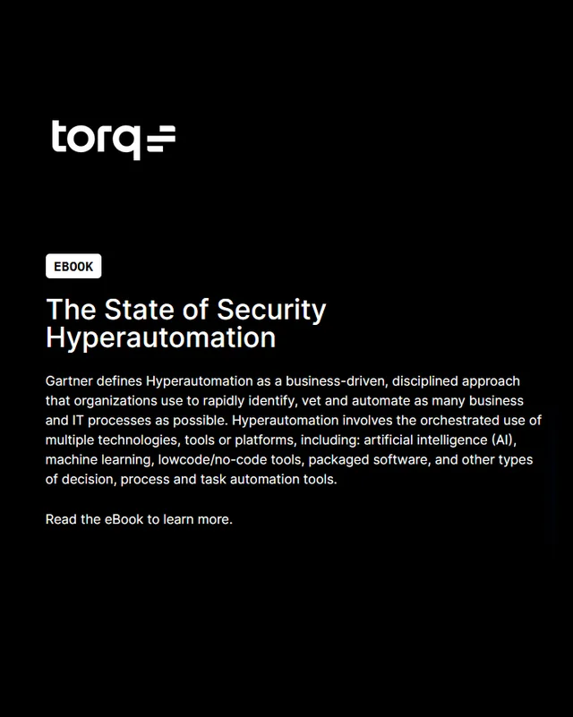 The State of Security Hyperautomation